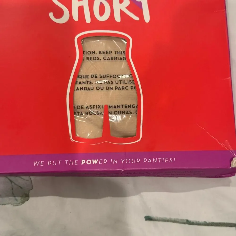 Spanx 2745 Higher Power Shaping Shorts Pull-On Nude Size Small NWT